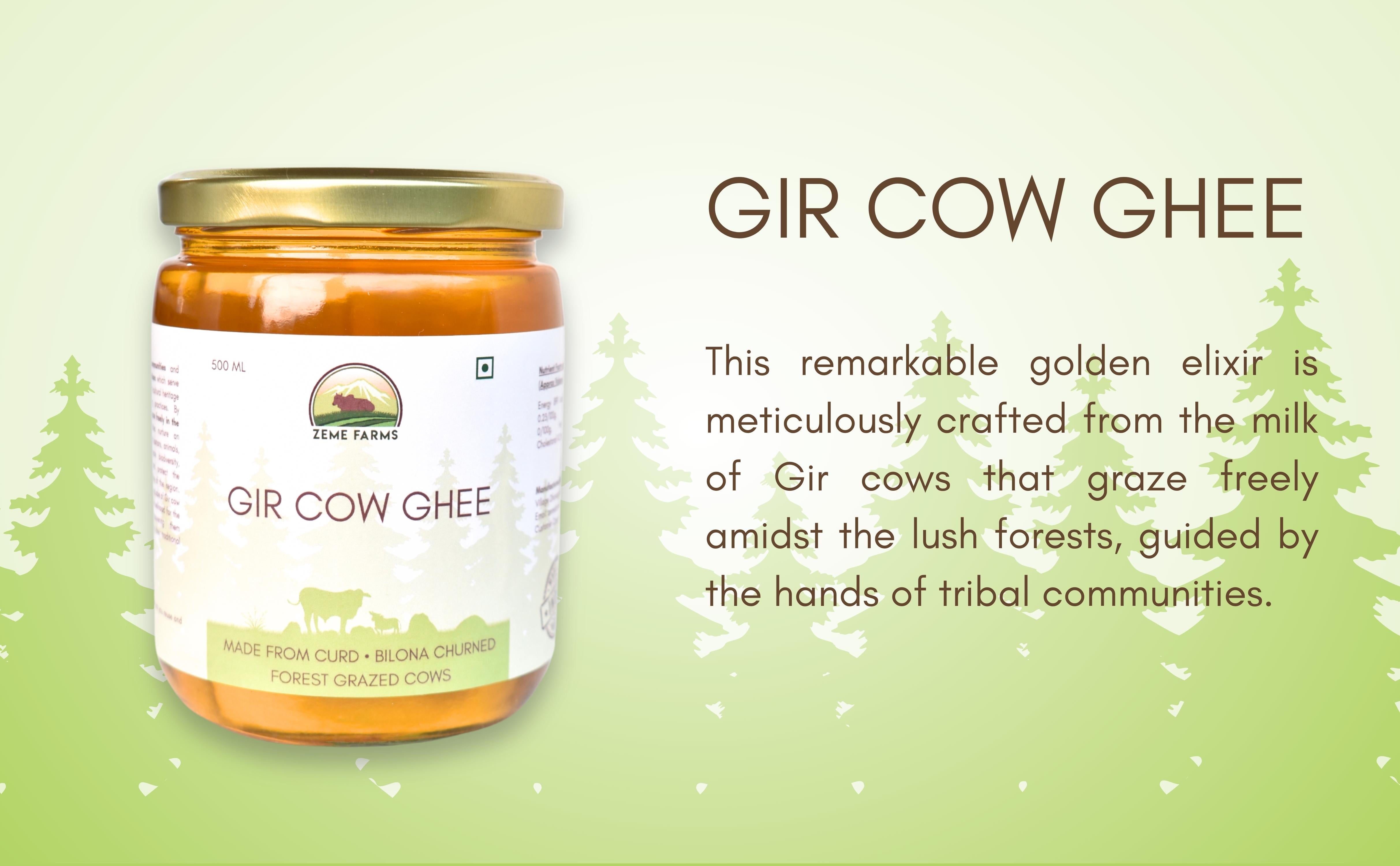 Forest grazed desi gir cow ghee
