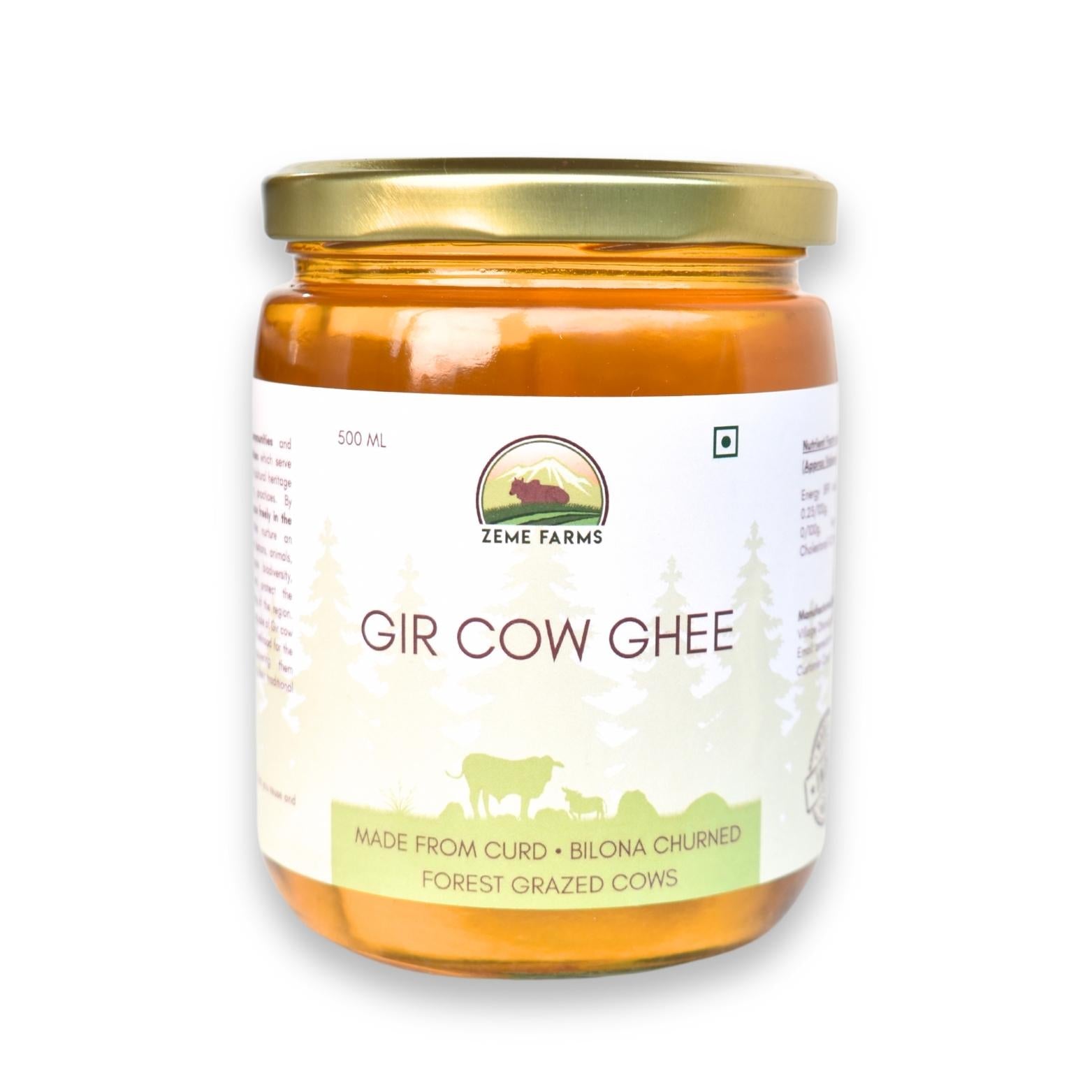 Forest Gir Cow Ghee | 500 ml | Glass Jar