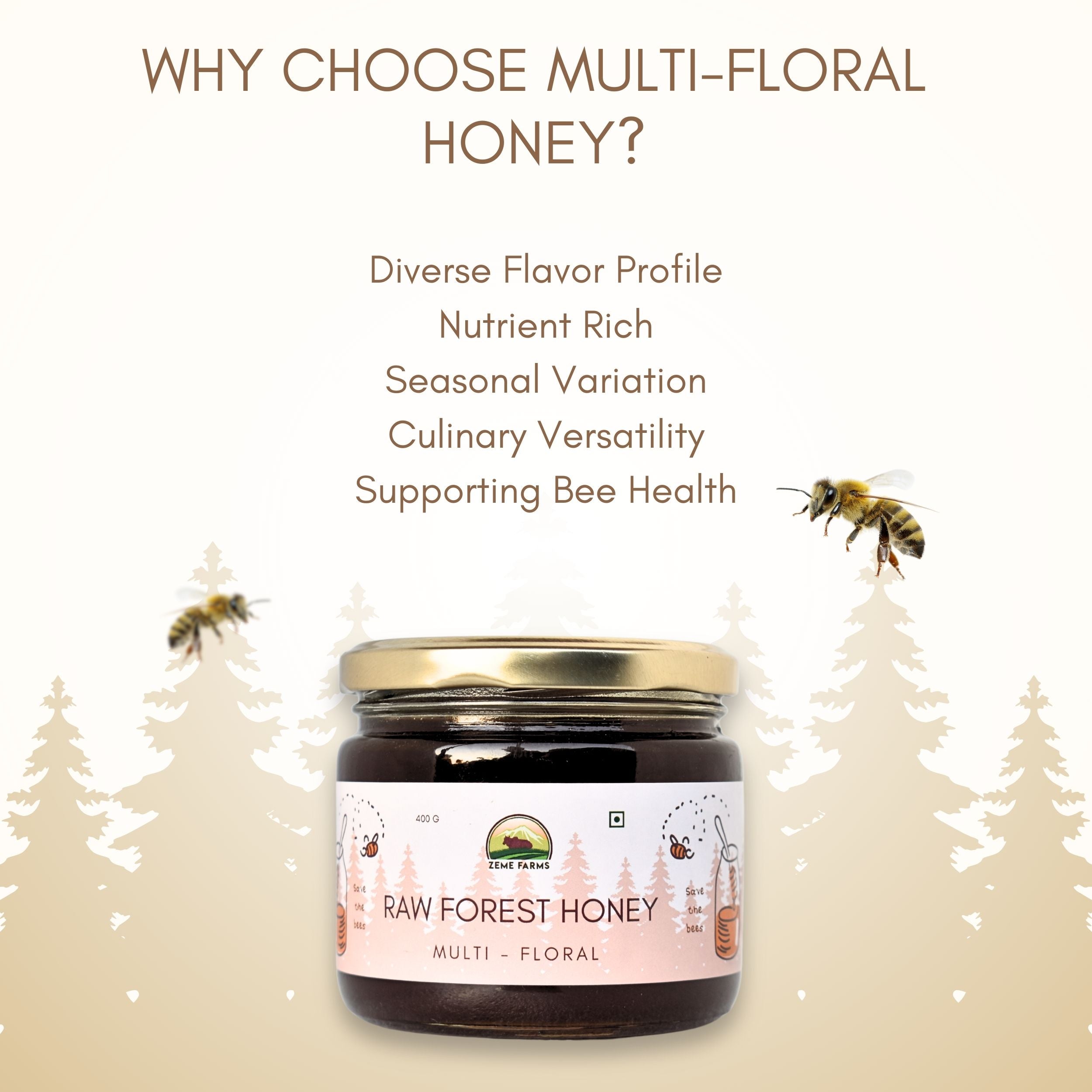 Multi-Floral Raw Forest Honey