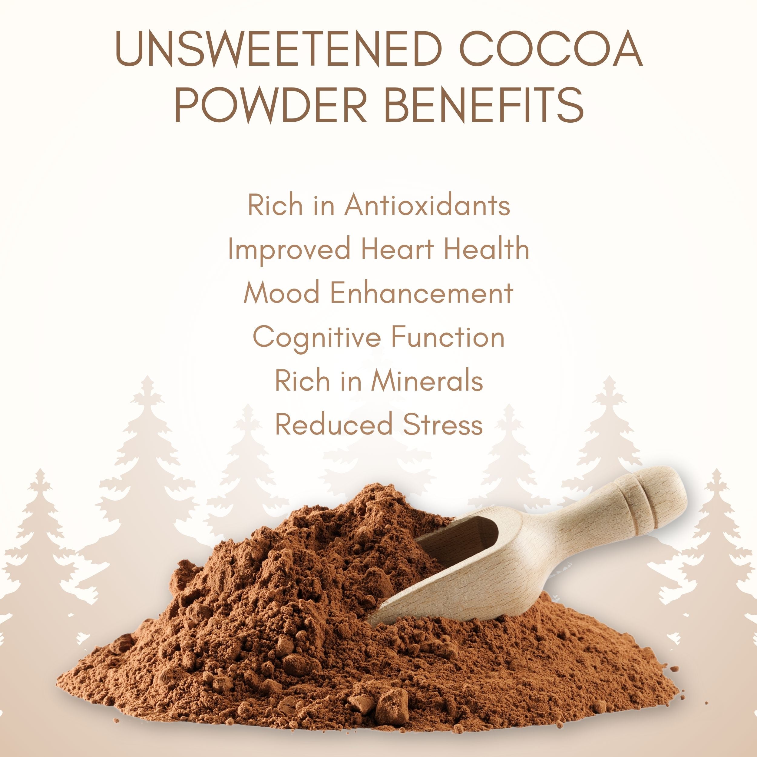 Unsweetened Natural Cocoa Powder (Non-Alkalised)