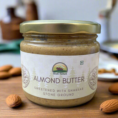 Almond Butter With Jaggery | Stone Ground | No Preservatives | 300gm