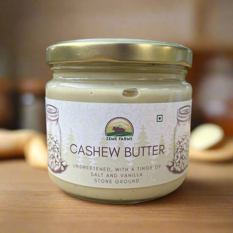 Cashew Butter with Vanilla Extract | Stone Ground | No Preservatives | 300gm